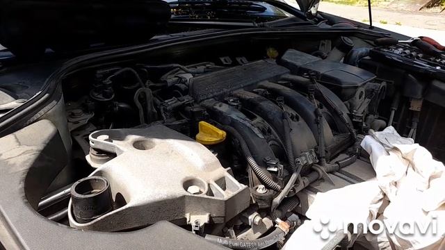 Gyertya Csere, Motorolaj + Szűrők Cseréje Renault Laguna II 2.0 Oil + Filter Sparkplug Replacement