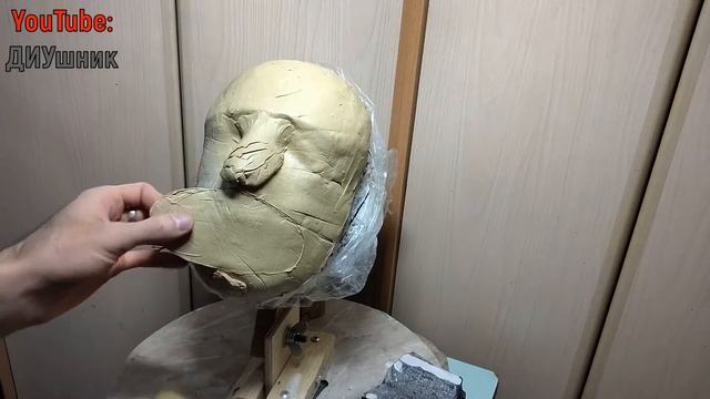 МАСКА 6ix9ine из бумаги. Как сделать маску из папье маше. Лепим из ПЛАСТИЛИНА смотреть онлайн