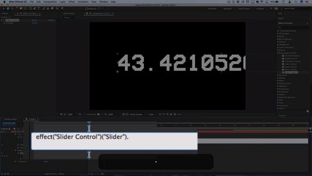 How to make an Animated Number Counter in Adobe After Effects CC (Tutorial / How to) смотреть онлайн