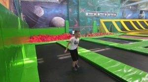 Посетили батутный центр "НЕВЕСОМОСТЬ" в Воронеже