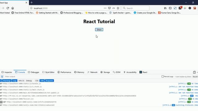 React Js Tutorial in Hindi #9 Events Handling смотреть онлайн