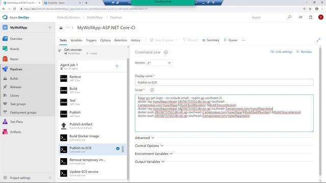 Tutorial on how to publish a container image from Azure DevOps pipeline to Amazon ECR смотреть онлайн