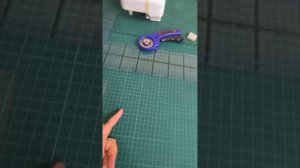 Коврик для раскроя. Зачем нужен и как ща ним ухаживать.