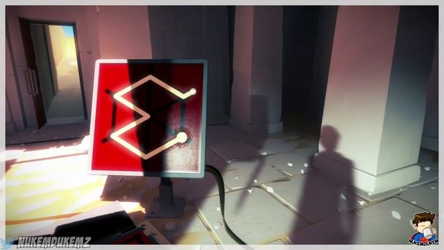 The Witness Red Dessert Pyramid Puzzle Sun Reflection Guide Walkthrough Solution смотреть онлайн