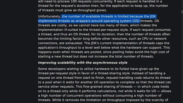JDK 21 - Java Virtual Threads - JEP 444 смотреть онлайн
