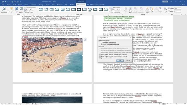 How To Compress Image And Reduce File Size Of Word Document | Tutorial in नेपाली | Subtitle in Eng смотреть онлайн