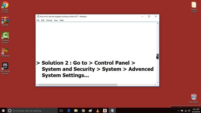How to fix .exe has stopped working | Solve application has stopped working on windows 7/8/10 смотреть онлайн