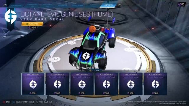 New Esports decals in Rocket League! смотреть онлайн