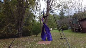 Sarah Richardson   Playing in her back yard