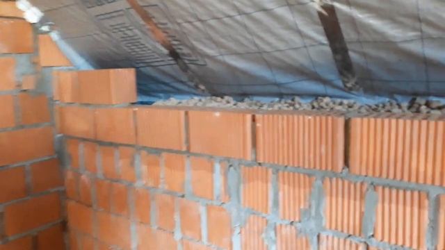 Утепление зоны мауэрлата.Перегородки второго этажа готовы. смотреть онлайн