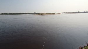 Рыбалка на спиннинг в Нижнем Новгороде. Волга и Ока в черте Нижнего Новгорода. Рыбалка в жару