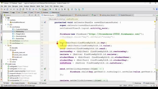 Firebase Android Tutorial : Firebase Real DataBase Project | Firebase Backend Tutorial | смотреть онлайн