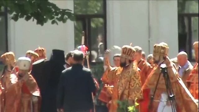 Київ Видубицький монастир патриарх Філарет смотреть онлайн