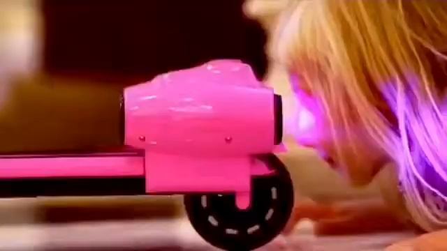 Cамокат - турбина с дымком, музыкой и подсветкой смотреть онлайн