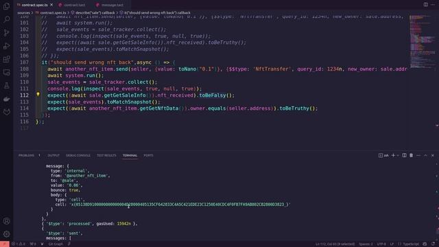 Контракт продажи NFT за жеттоны (часть 2 - тесты). Автор - @nonam3e смотреть онлайн