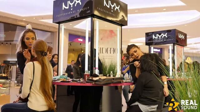 Аренда звукового и светового оборудования в Алматы для NYX. Открытие бутика в Dostyk Plaza. смотреть онлайн