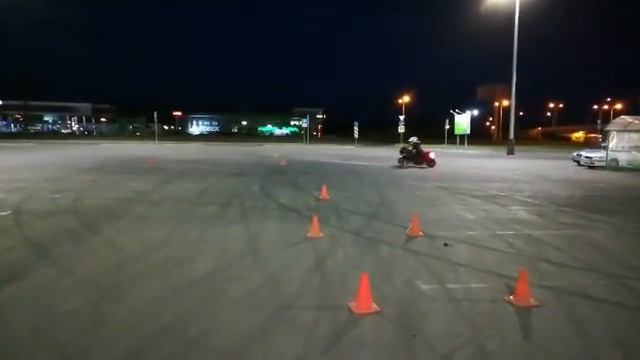 Gymkhana GP 2019 stage 2/ Klimenko Vladimir TDM850 / heat 1 (01.06.43 s) смотреть онлайн