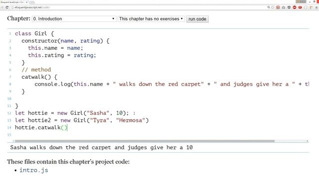 ES6 Javascript Constructor смотреть онлайн