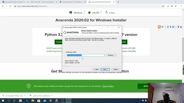 How to Install Python 3.7/3.8, Anaconda(2020) and Spyder 4 in Windows 10 смотреть онлайн