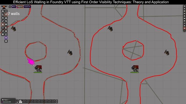 Efficient Walling for Line of Sight in Foundry VTT смотреть онлайн