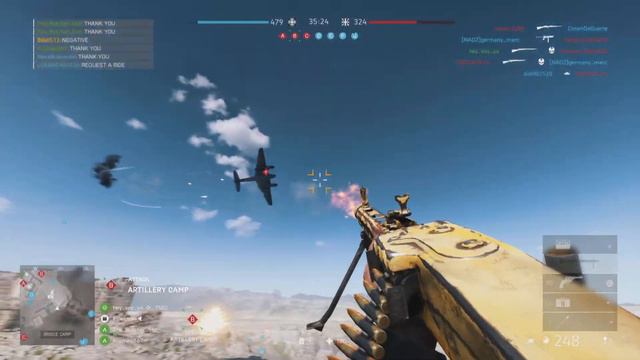 Shooting down a BOMBER with an MG-42! (part 2!) [Battlefield V] смотреть онлайн