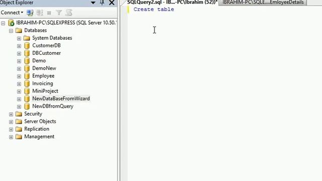 How to Create Table in SQL Server 2008 смотреть онлайн