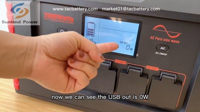 Solar Panel Energy Storage Outdoor Power Station 2000Wh With Inverter 2000W LiFePO4 Battery For Cam смотреть онлайн