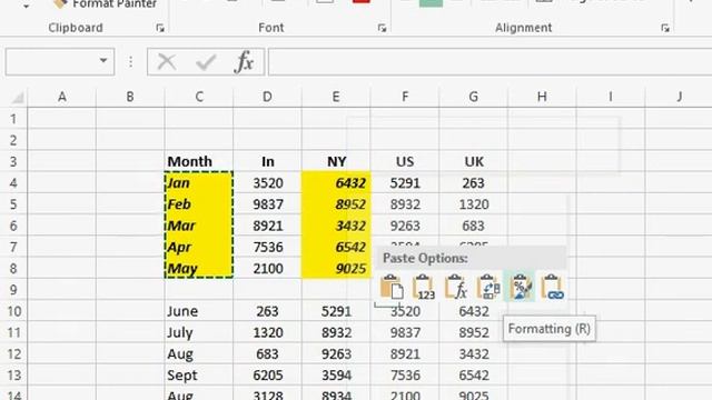 Copy Cell Formatting in Excel смотреть онлайн