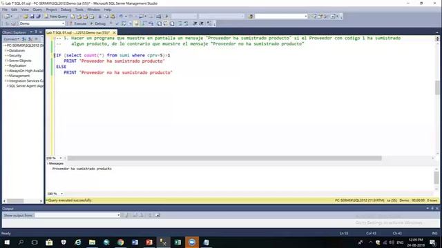 Pogramacion en el Lenguaje Transact SQL - Parte I смотреть онлайн