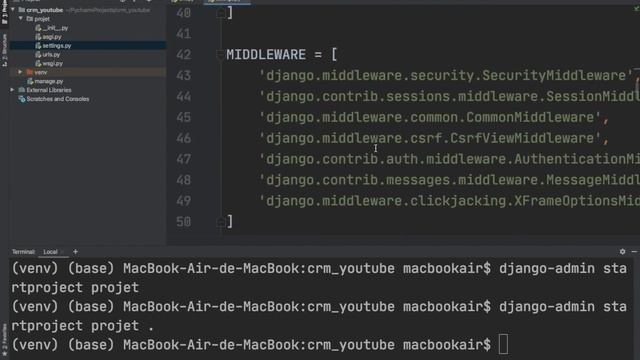 Réaliser une Application Django - Partie 1-: Installation Django et création des App смотреть онлайн