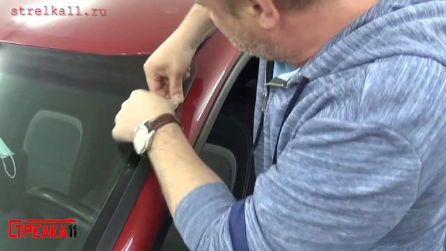 Дефлектор лобового стекла "Стрелка-2" для KIA CEED II 2012-2015г.в.- strelka11.ru смотреть онлайн