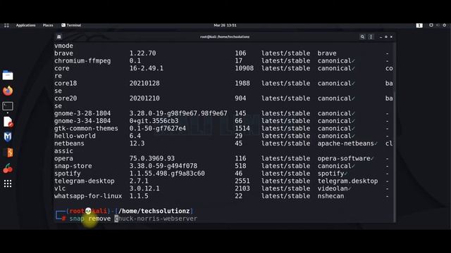 How to Remove a Snap Package in Kali Linux 2021.1 | Remove Snap App | Sudo Snap Remove | Snap List смотреть онлайн