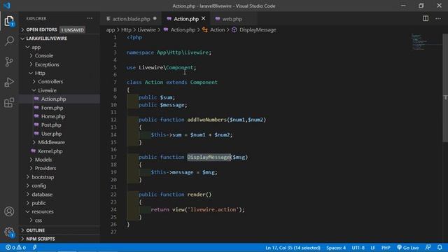 Laravel 8 Tutorial - Livewire Action смотреть онлайн