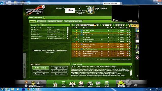 Goal United Football Management GAME #77 - Transfers! смотреть онлайн