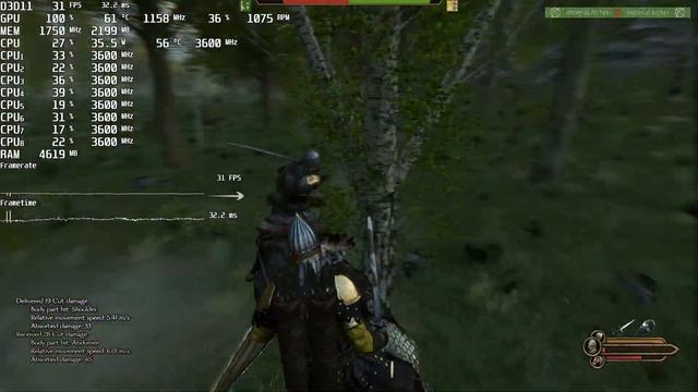 Mount & Blade II: Bannerlord. FPS Test AMD Radeon RX 460 (INTEL Xeon E3 1270) смотреть онлайн