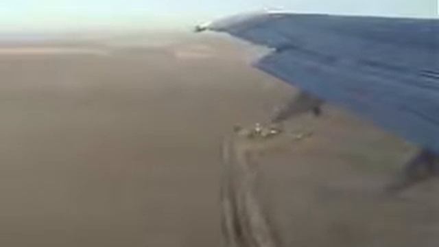 Orenair Boeing-737 Оренбург - СПб (оренбургские степи) смотреть онлайн