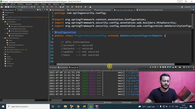 Spring Security Tutorial | Permit And Denying All Requests | Ashwani Kumar| Ep.4 смотреть онлайн