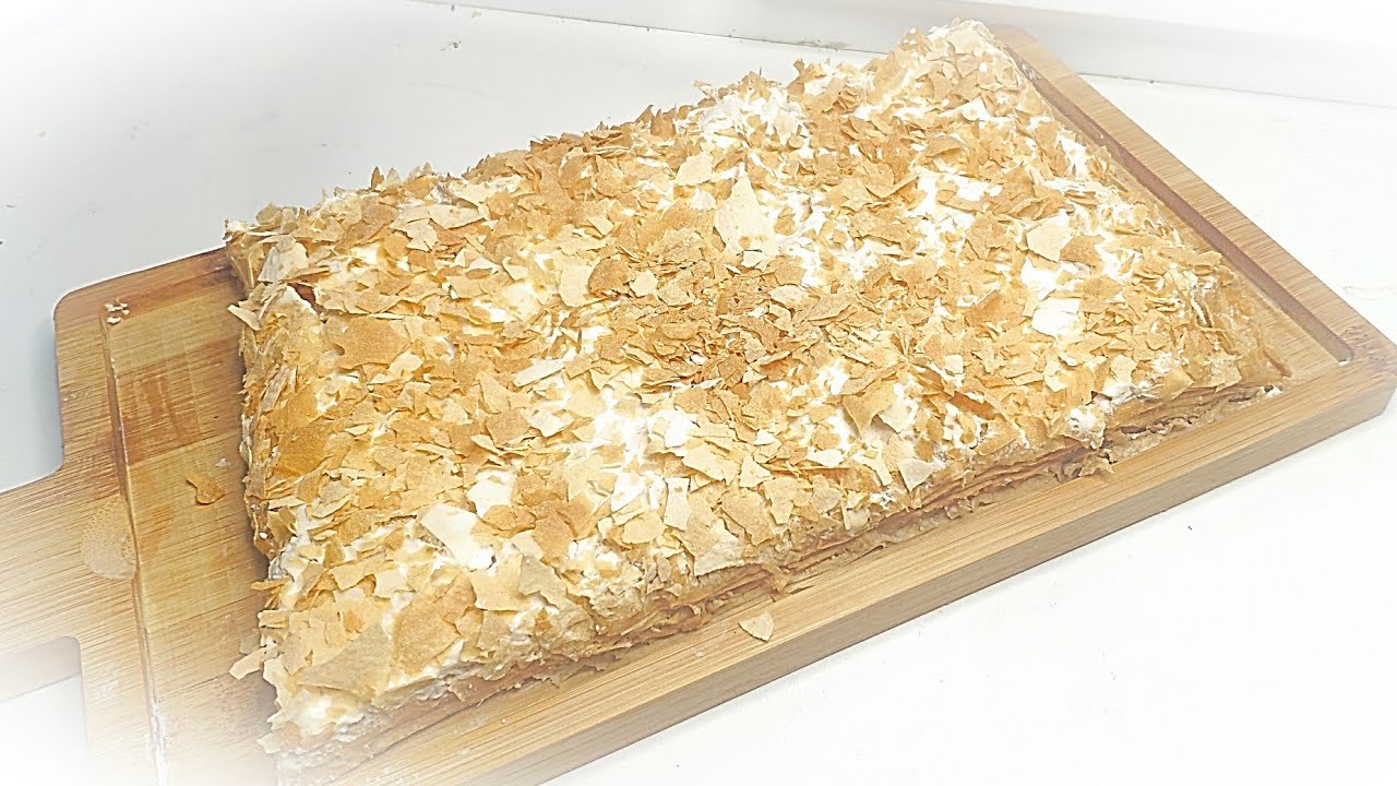 Наполеон ленивый  Наполеон из тесто фило