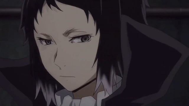Аниме:Bungou Stray Dogs.Персонажи:Накаджима Ацуши,Акутагава Рюноскэ,Дадзай Осаму,Накахара Чуя. смотреть онлайн