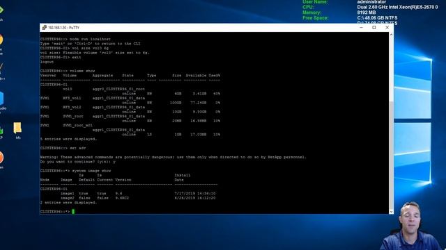 How to upgrade NetApp ONTAP 9.6 Simulator to ONTAP 9.7 смотреть онлайн