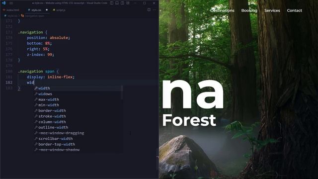 How To Create A Website Using HTML CSS & Javascript смотреть онлайн