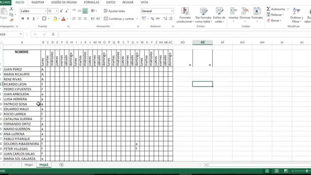 Lista de asistencia en Excel ¡¡Fácil!! смотреть онлайн