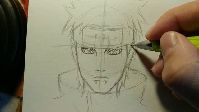 Как нарисовать Пейна из аниме Наруто. смотреть онлайн