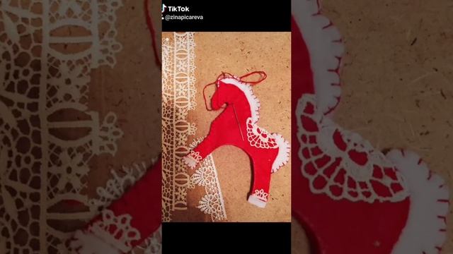 Быстрый мастер класс, игрушки из фетра на новый год, лошадка смотреть онлайн