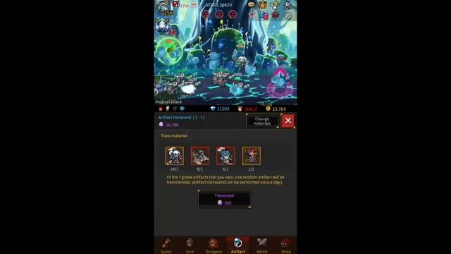7 Star Artifacts To Trans One - Endless Frontier смотреть онлайн