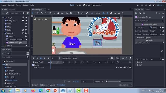 Belajar Godot - Game 2D "Gosok Gigi" - Bagian 3 смотреть онлайн