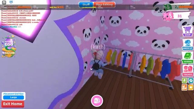 My sister surprised me by building me my own room in adopt me! смотреть онлайн