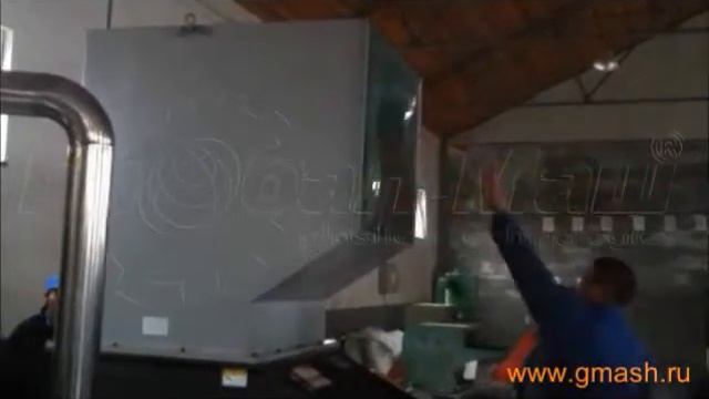 Дробилка HTS600 800 для бочек канистр и других крупных пустотелых отходов смотреть онлайн