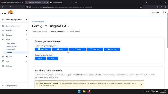 Self host web services using Cloudflare zero trust смотреть онлайн