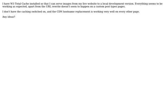 Wordpress: W3 Total Cache, CDN and Custom Post Types смотреть онлайн